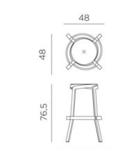 Taburete Stack Maxi Nardi - STACK MAXI Nardi 594662 dim9fa0959c
