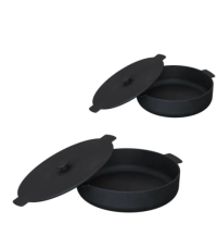 OFYR CAST IRON 2 PIECE SKILLET SET