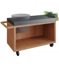 TAVOLO CON PIANO IN CEMENTO OFYR 135 PRO PER KAMADO