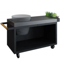 MESA CON TABLA DE HORMIGÓN BLACK OFYR 135 PRO PARA KAMADO