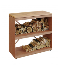 OFYR WOOD RACK WITH 2 SHELVES WS-D