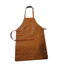 OFYR BROWN LEATHER APRON
