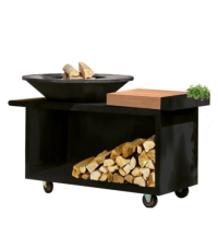 OFYR BLACK PRO WOOD ISLAND BARBECUE OIB-100-PRO-TW