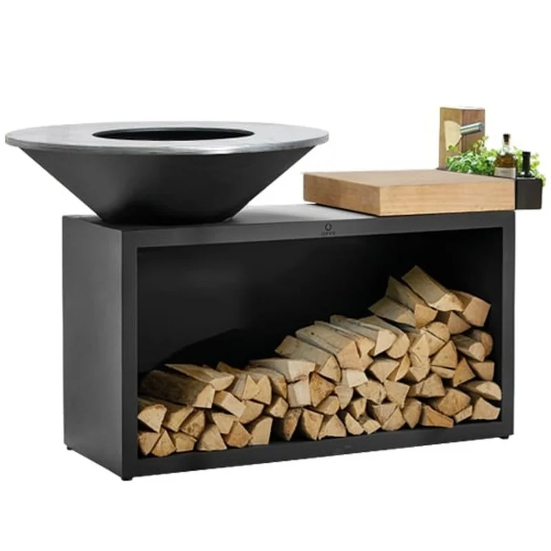 OFYR BARBECUE ÎLE EN BOIS NOIR OIB-100-TW