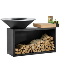 OFYR BARBECUE ÎLE EN BOIS NOIR OIB-100-TW