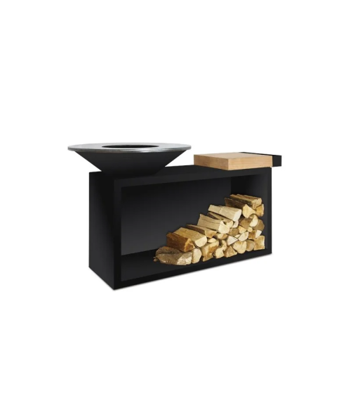 BARBACOA ISLA DE MADERA BLACK OIB-85-TW OFYR
