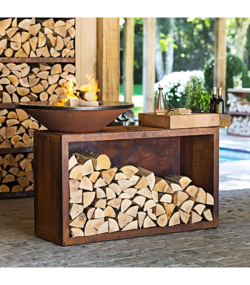 BARBECUE A ISOLA IN LEGNO OFYR OI-100-TW