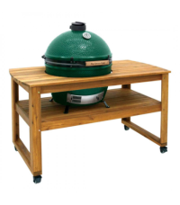 XLarge Big Green Egg Eucalyptus Wood Table