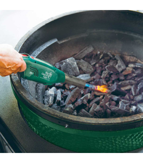 Bruciatore a carbone ricaricabile a butano Big Green Egg