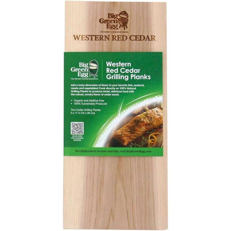 Tavole per affumicatura in cedro rosso (2 unità) Big Green Egg