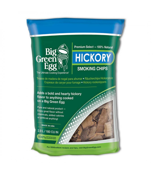 Copeaux de bois de hickory pour Big Green Egg