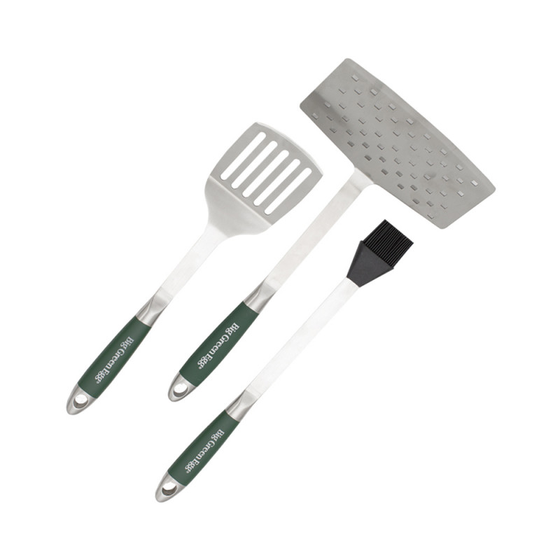 Ensemble de 3 ustensiles en acier inoxydable Big Green Egg