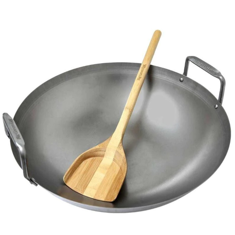Wok in acciaio al carbonio Big Green Egg