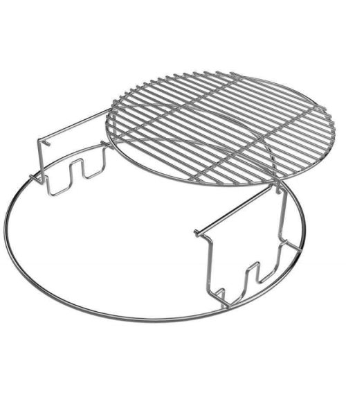 Grille à plusieurs niveaux Big Green Egg en 2 pièces (très grande)