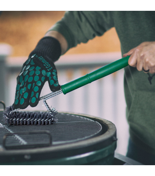 Cepillo de cerdas de nailon con revestimiento de diamante Big Green Egg