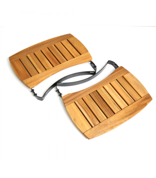 XLarge Big Green Egg Acacia Wood Side Shelves