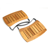 Estantes laterales de madera de acacia XLarge Big Green Egg