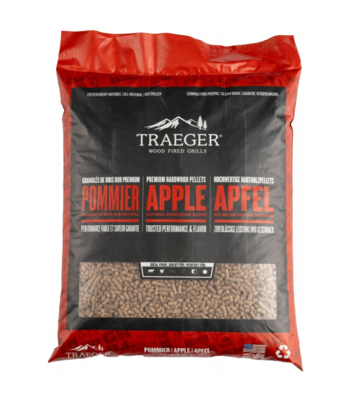APPLE WOOD PELLETS 9 KG TRAEGER