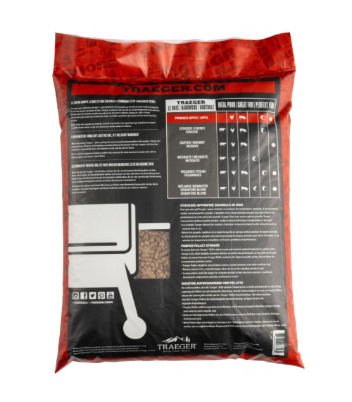 PELLETS DE MADERA MANZANO 9 KG TRAEGER