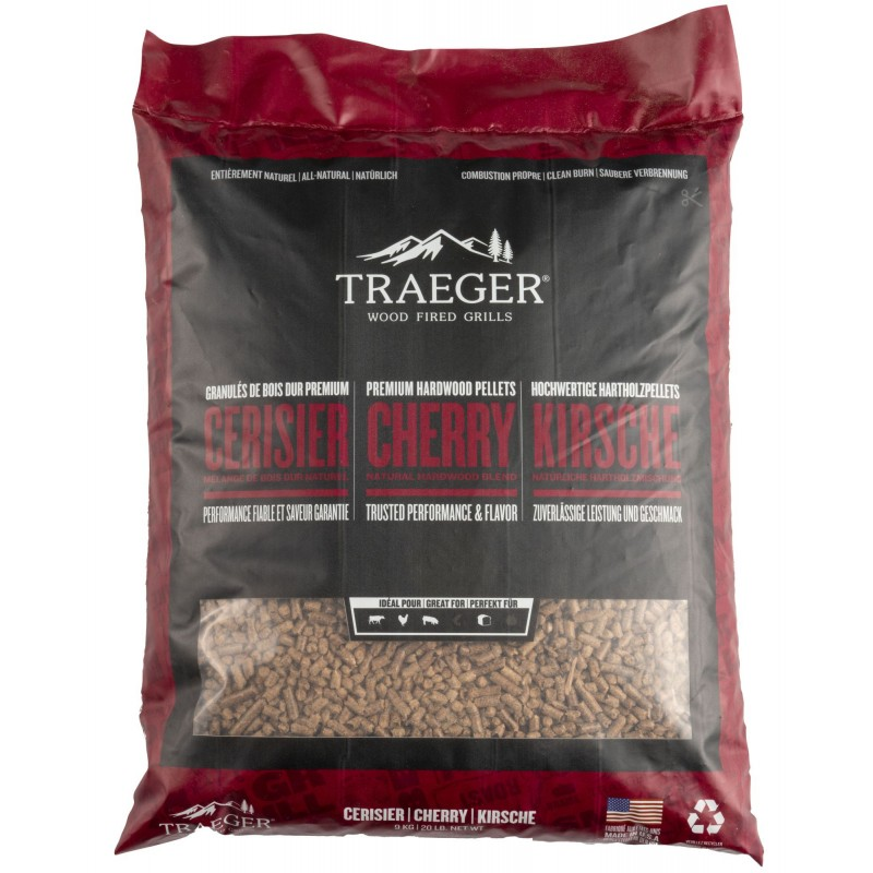 PELLETS DE MADERA CHERRY 9 KG TRAEGER