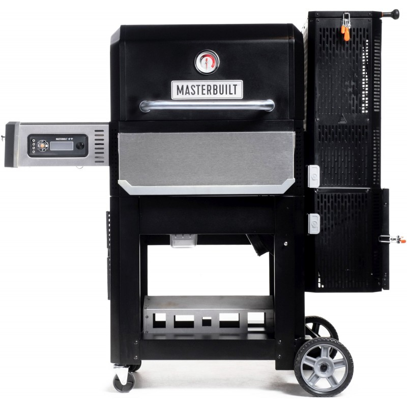 BARBECUE / FUMEUR À CHARBON NUMÉRIQUE + Plaque GRAVITY SERIES 800 MASTERBUILT (MCG800G)