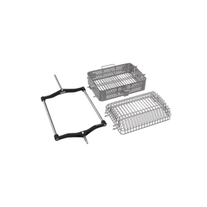 SET DE 2 CESTAS PARA ASADOR GIRATORIO JOETISSERIE KAMADO JOE
