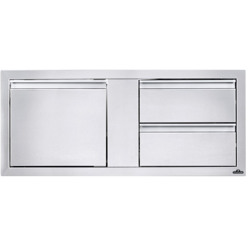 Napoleon Single Door and Double Drawer Combination