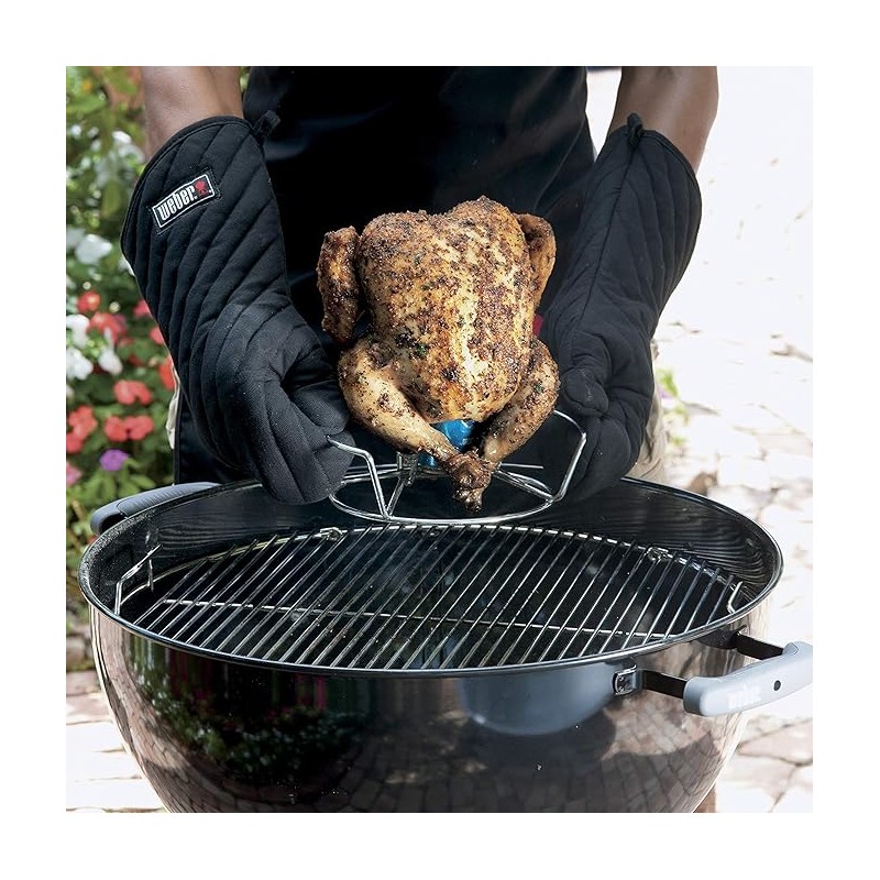 Soporte para asar Pollos en vertical Weber