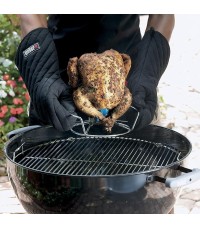 Support vertical pour rôtissoire à poulet Weber