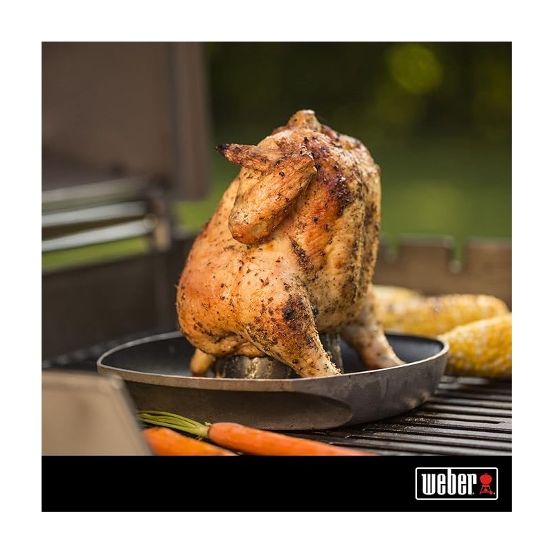 Soporte Deluxe Para Asar Pollos Weber
