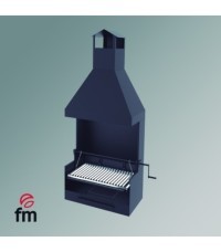 BVE-62 Barbecue a carbonella e legna con elevatore Fm