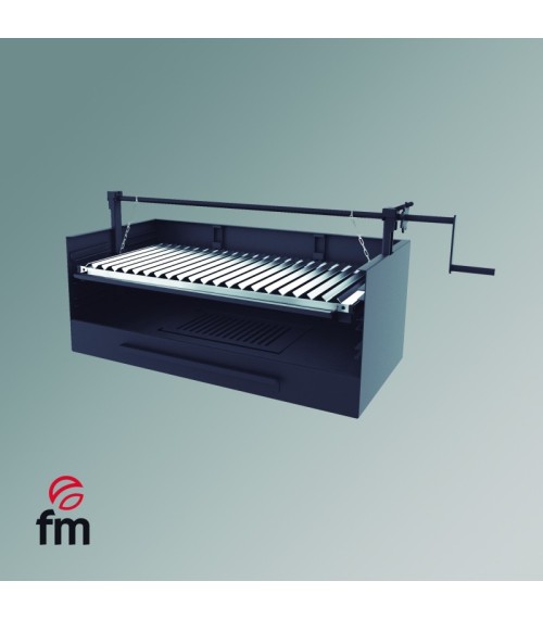 BVE-80 Charcoal and Wood Barbecue with FM Lift