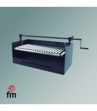 Barbecue à charbon et à bois BVE-80 avec élévateur FM