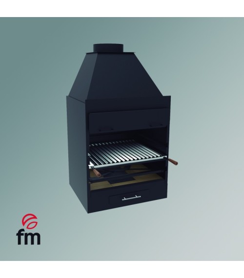 BF-60 Barbecue a carbonella e legna Fm