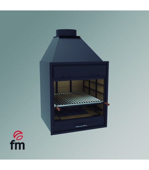 BF-70 Charcoal and Wood Barbecue Fm