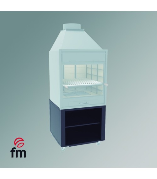 BF-70 Charcoal and Wood Barbecue Fm