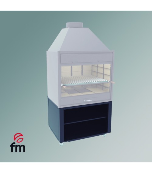 BF-90 Charcoal and Wood Barbecue Fm