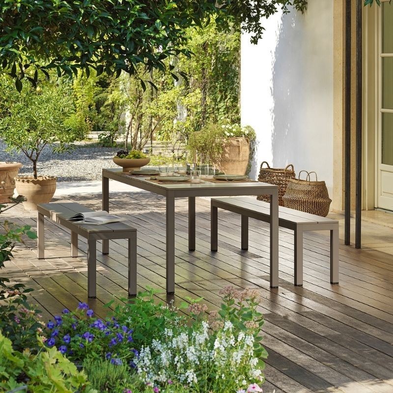 Banco Rio Bench Aluminio Nardi - Banco Rio Net Bench Aluminio