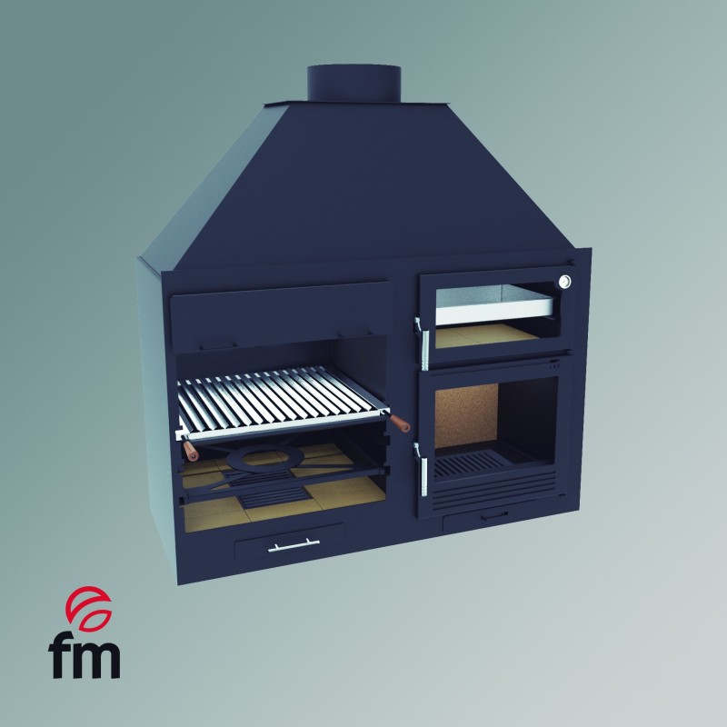 BARBACOA CON HORNO FUSIÓN 140 FM