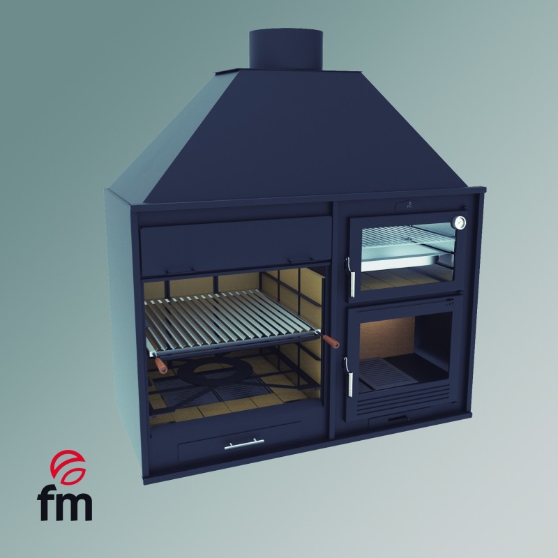 BARBECUE CON FORNO FUSION 160