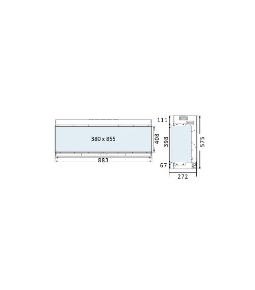 Caminetto Elettrico Multivision 85 Eoss