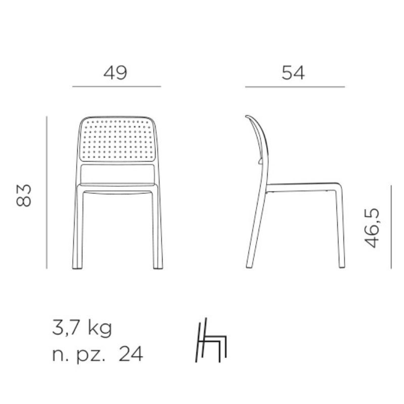 Silla Bora Bistrot Nardi - dis cat boraBistrot