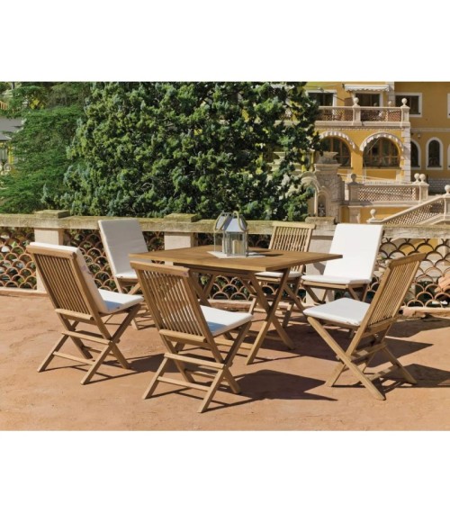 Ecija/Seroni Hevea Teak Garden Set