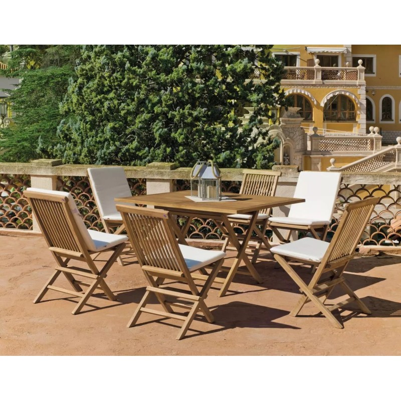 Ensemble de jardin en teck Ecija/Seroni Hevea