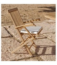 Fauteuil Seroni en Bois de Teck par Hévéa