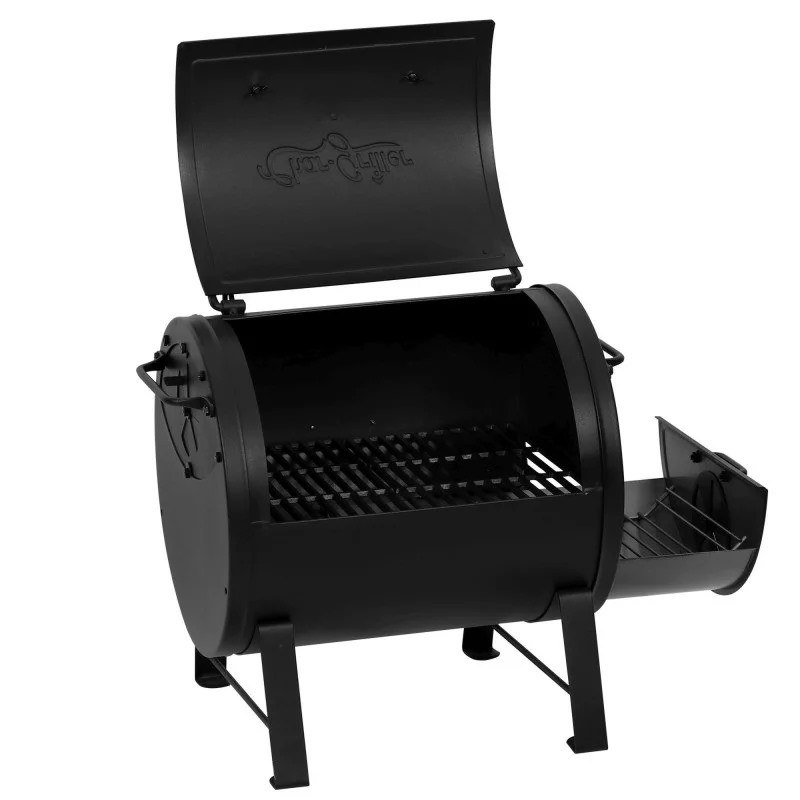 Barbecue a carbone portatile e griglia laterale