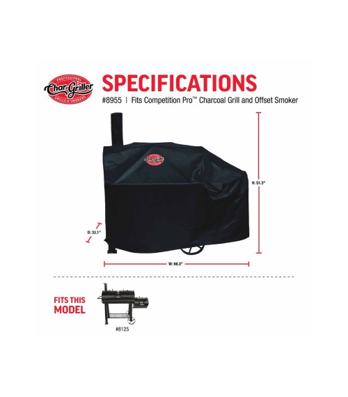 Funda barbacoa competition pro char-griller