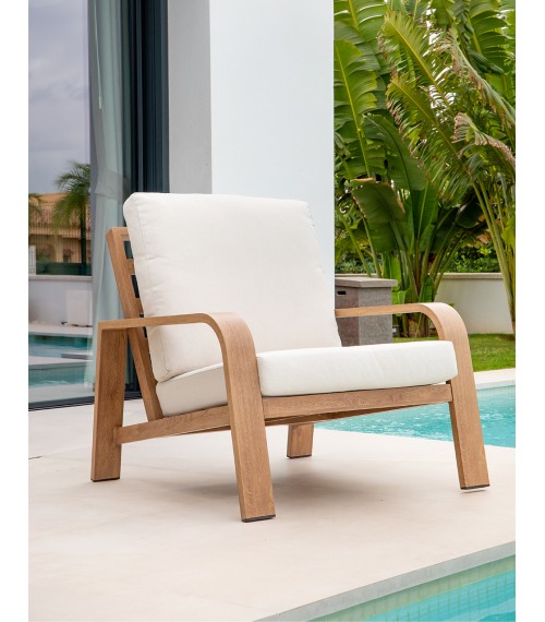 Divano in finto legno set Sud Africa Alu Majestic Garden