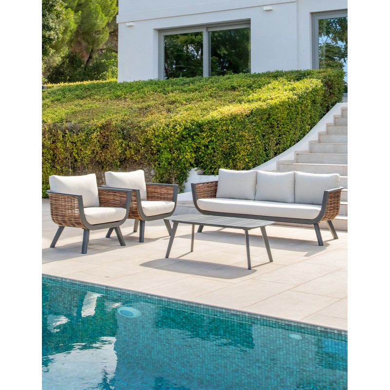 Ensemble Soudan alu/fibre Majestic Garden