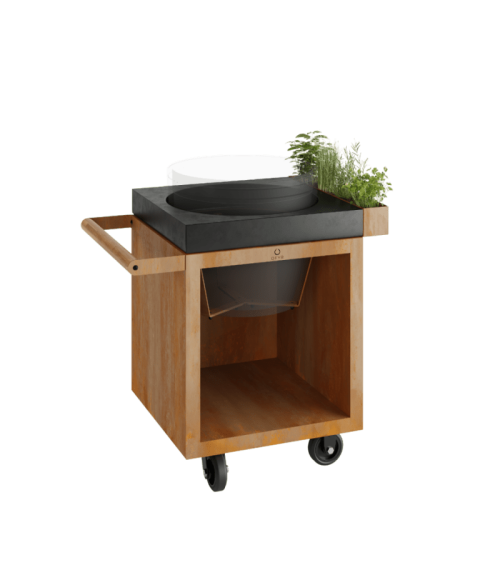 Mesa OFYR Kamado Table Corten 65 PRO ConcreteThe Bastard